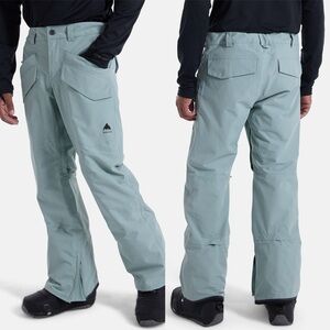 Burton Men's Light Blue Cargo Snow Pants